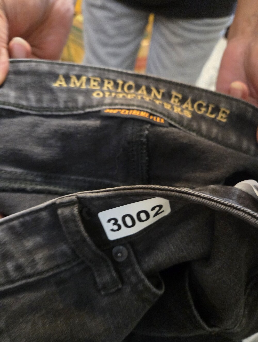 American Eagle Outfitters Men’s Black Slim Straight Jeans